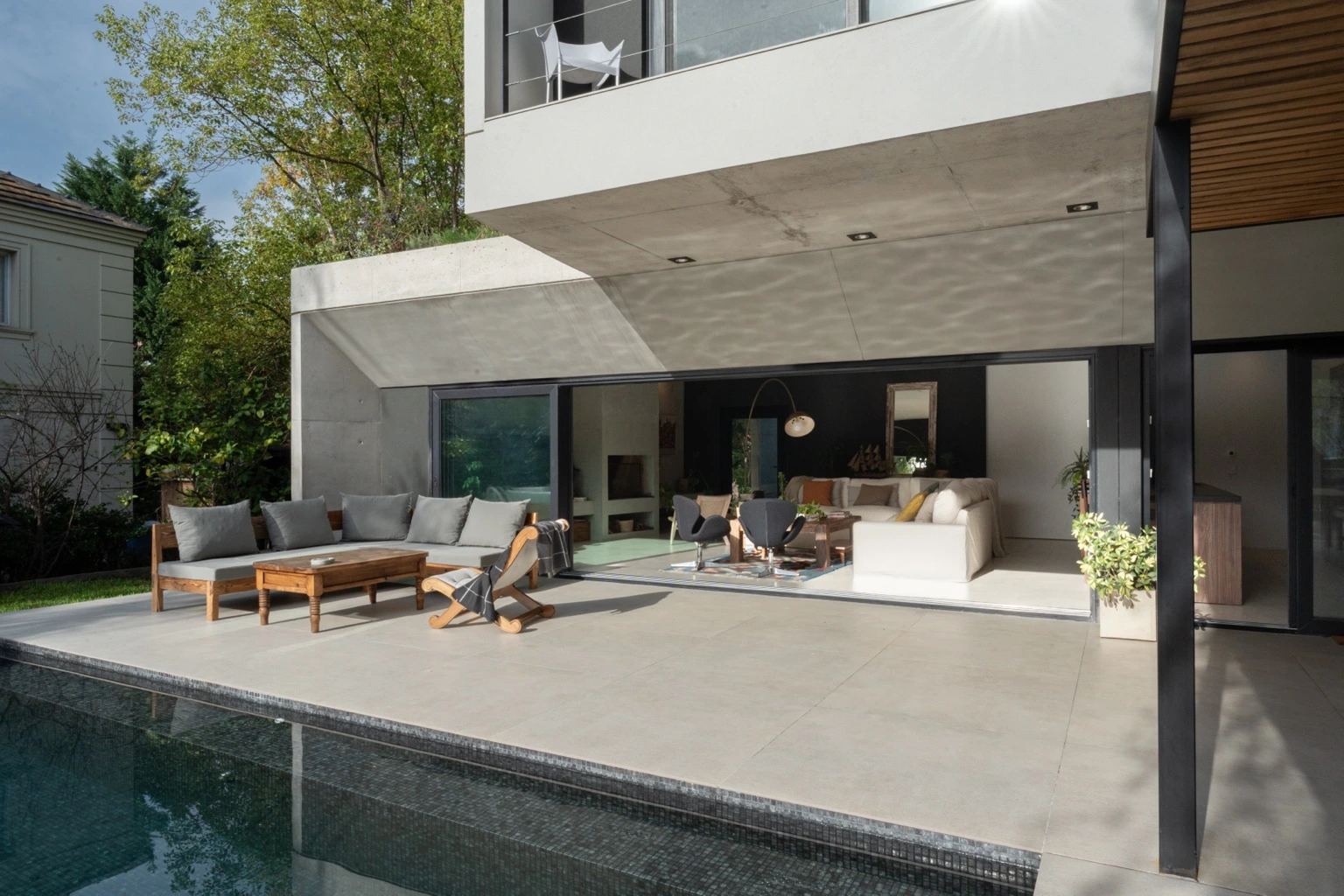 Casa Boat: galería y pileta
